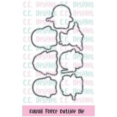 C.C. Designs Outline Die - Kawaii Force